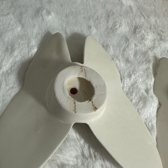 Vintage Home Interiors & Gifts Inc. Ceramic Butterfly Wall Hangings set of 3 - Picture 5 of 10